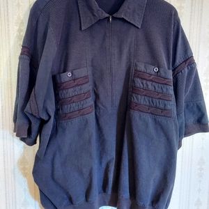 Men's polo blue big and tall